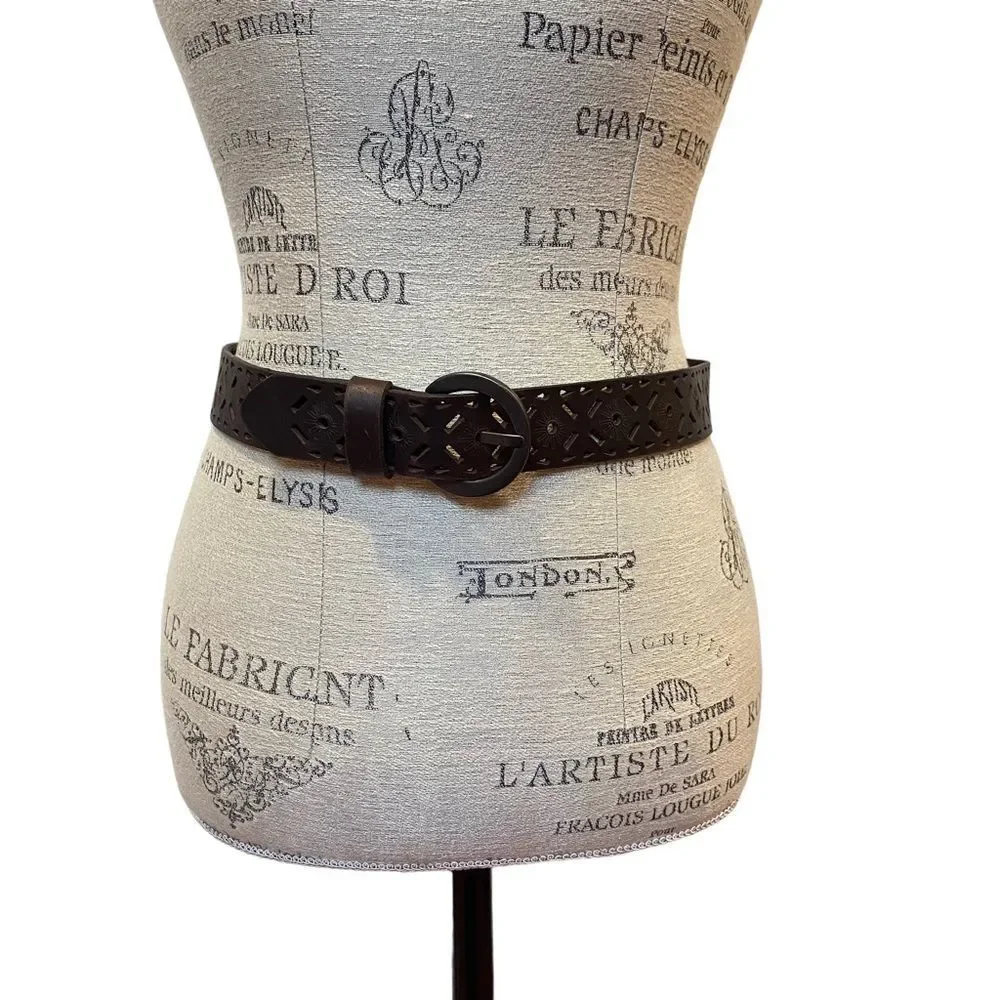 Great Northwest Clothing Company Brown Leather Belt Sz S NWT